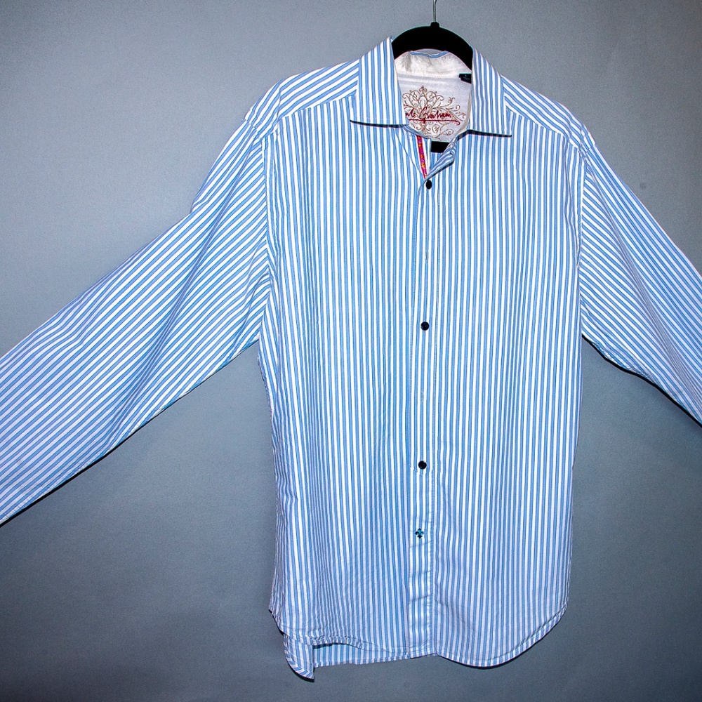 VINTAGE ROBERT GRAHAM SHIRT - CLASSIC FIT LARGE